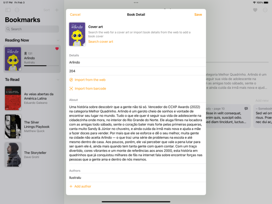 Screenshot #5 pour Bookmarks (Read Tracking)
