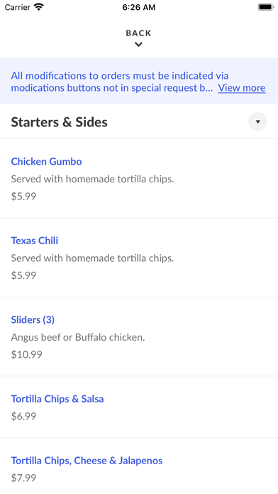 Gators Wing Shack Screenshot