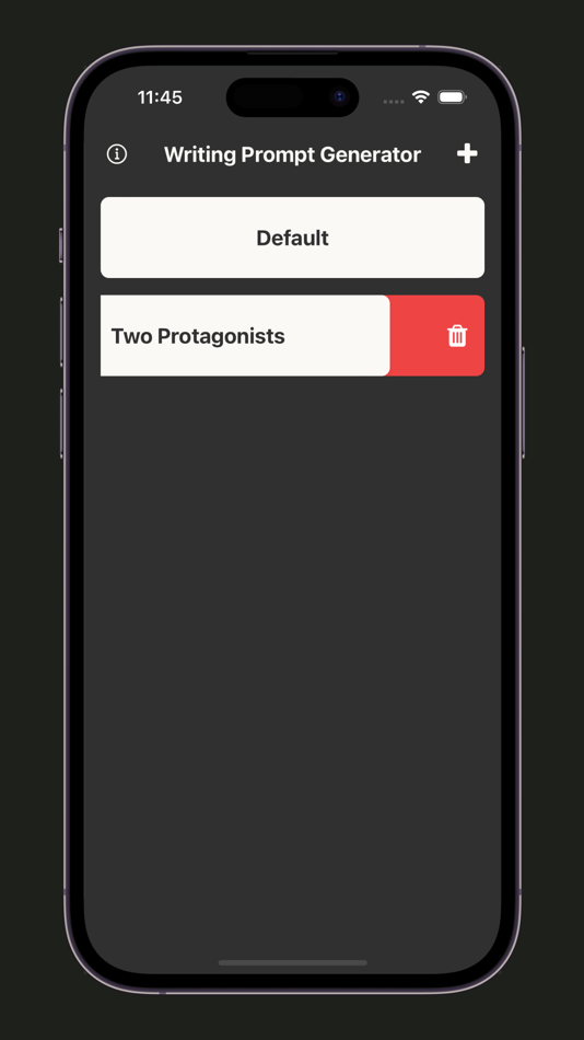 #4. Writing Prompt Generator (iOS) Podle: Laslow Media Labs LLC