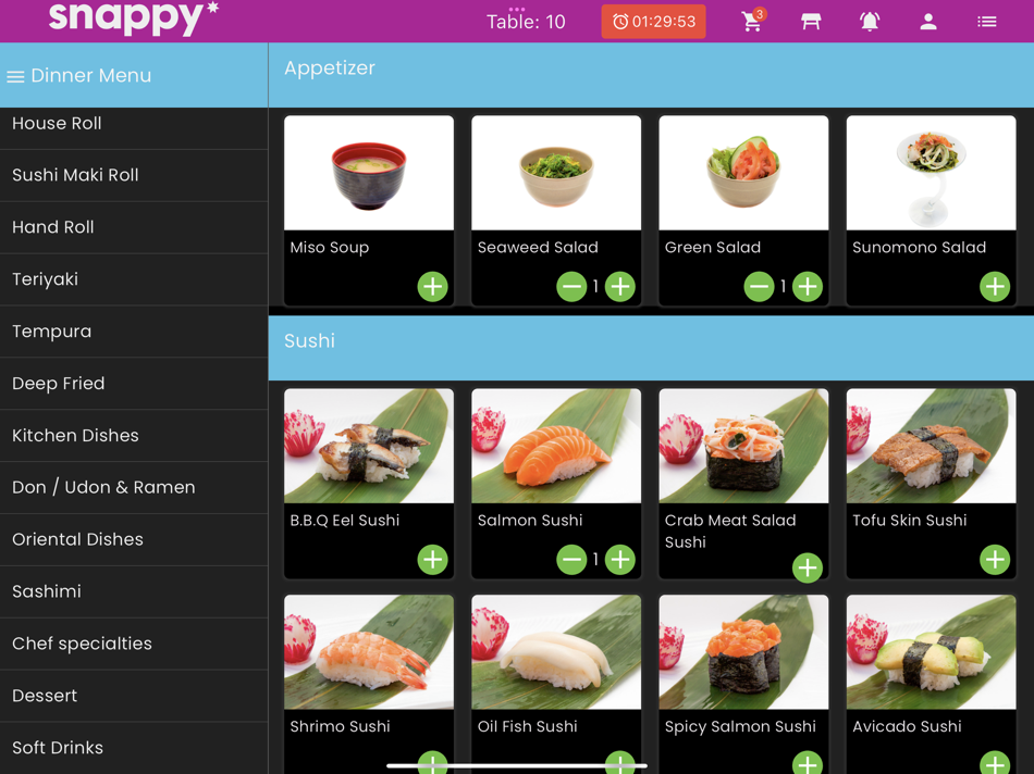 #4. Snappy Order From Table (iOS) 由: Snappy Innovation Inc.