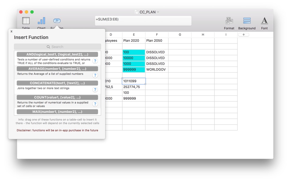 #6. Sheet To Go - Tables & Charts (macOS) بواسطة: Global Mobile Game Limited