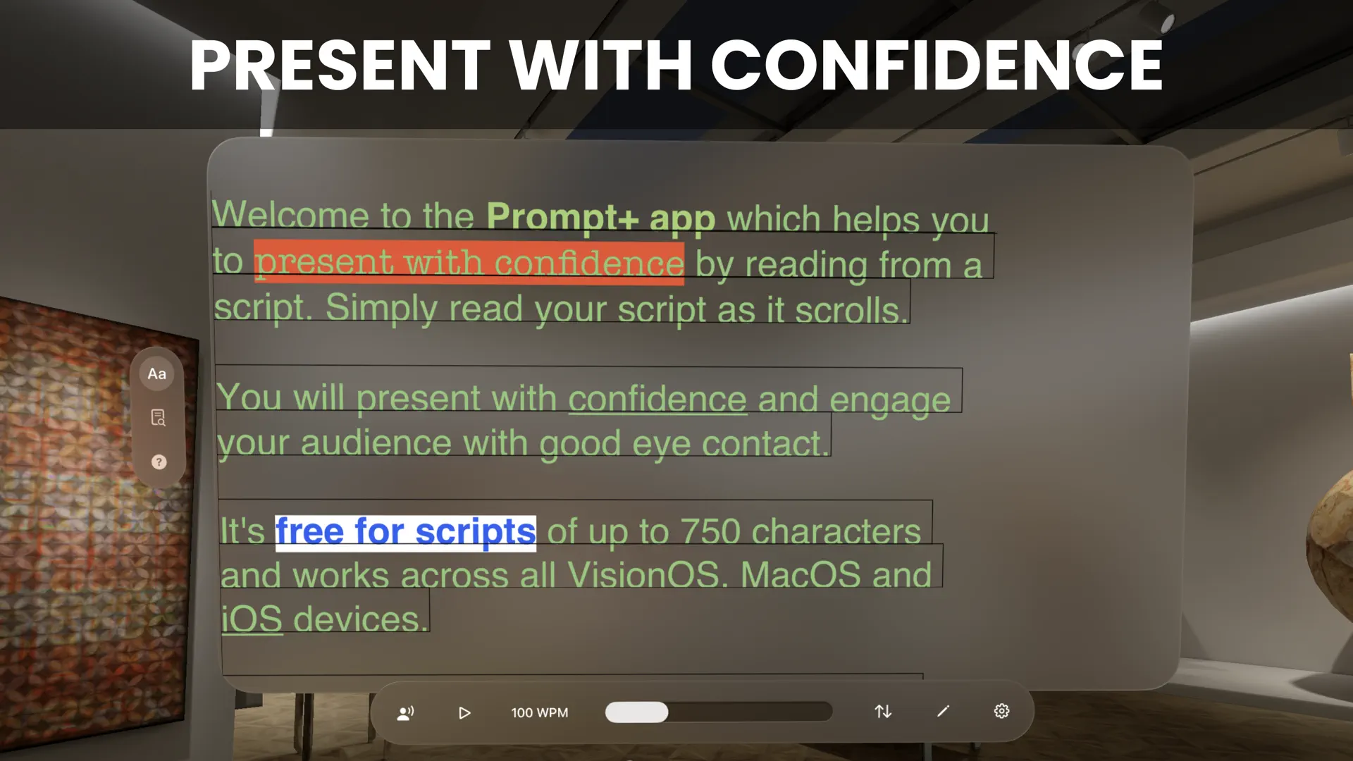 Prompt+ Teleprompter screenshot