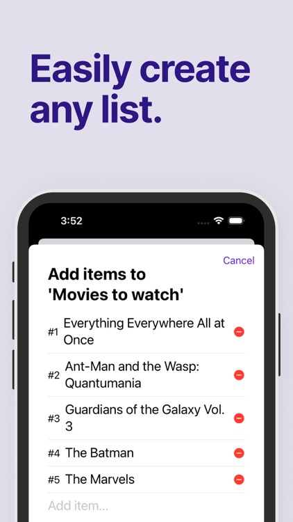 Planando: Schedule list to do