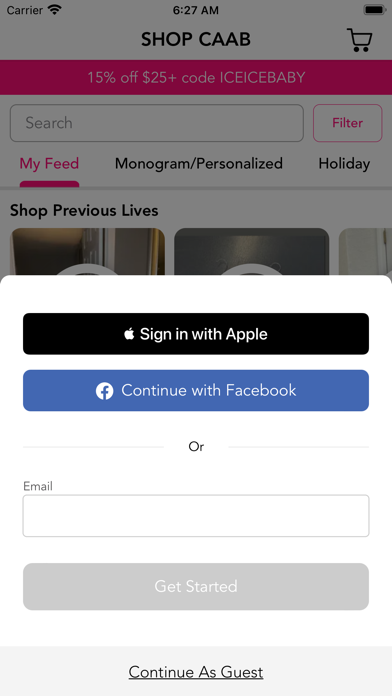 SHOP CAAB Screenshot