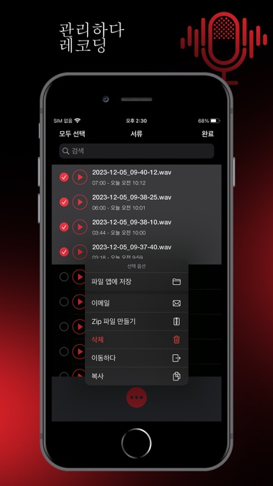 오디오 녹음기 및 음성 편집기