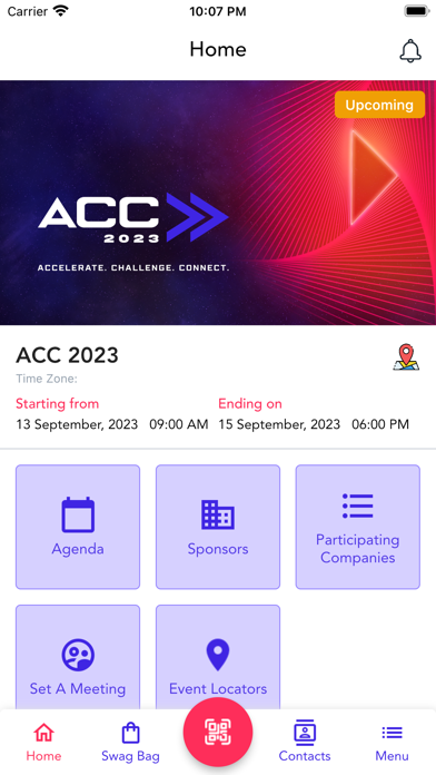 ACC 2023 Meet App Screenshot