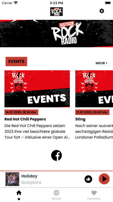 Austrian Rock Radio Screenshot