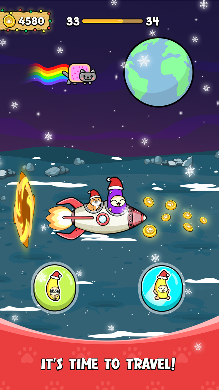 Banana Cat Run World Travel