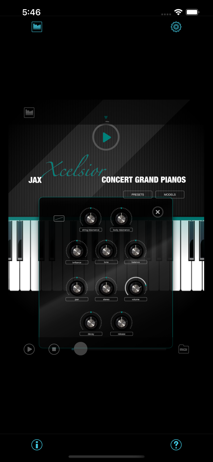 JAX Xcelsior Grand Piano