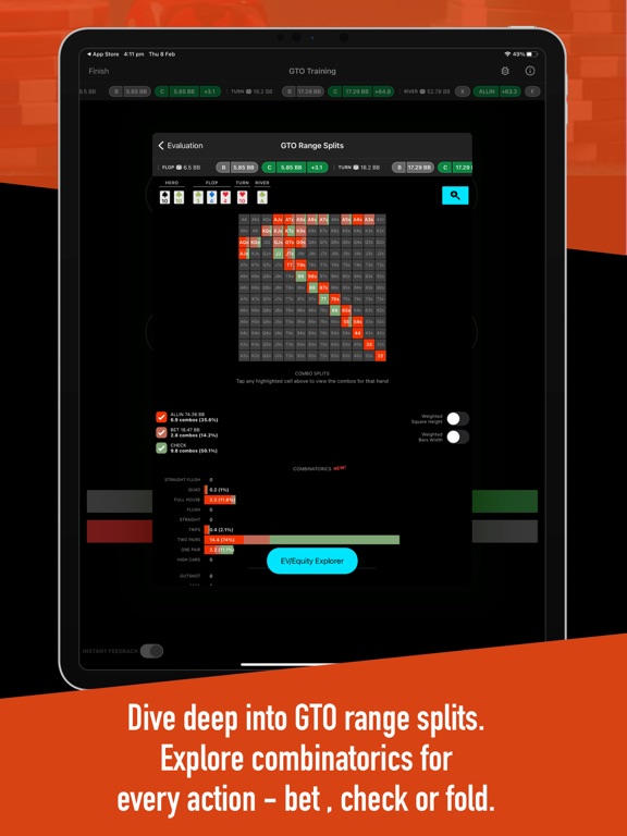 Postflop+ GTO Poker Trainerのおすすめ画像3