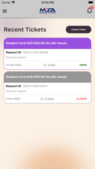 MCCA Screenshot