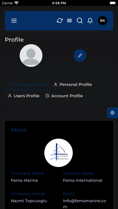 Fema Marine Screenshot