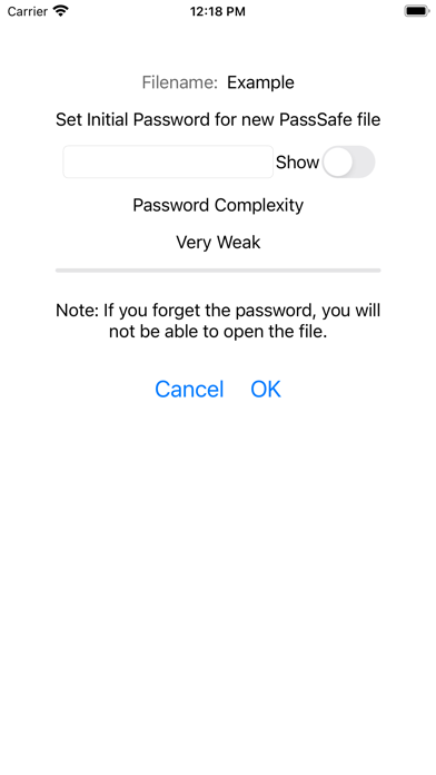 PassSafe Screenshot
