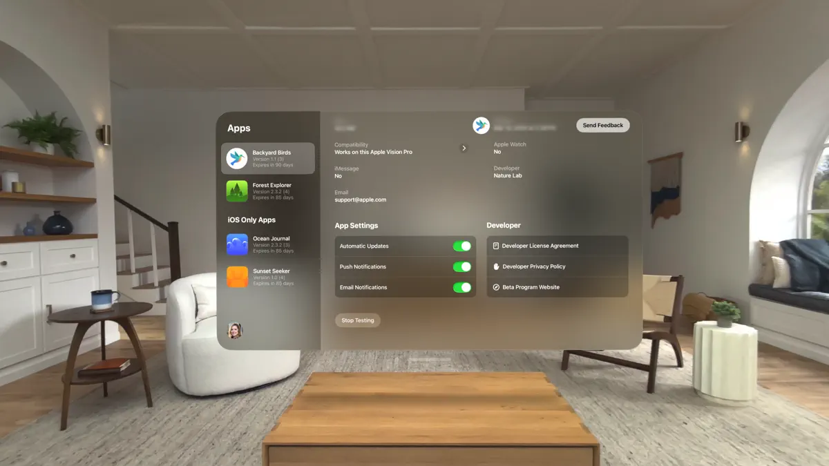 TestFlight screenshot 2