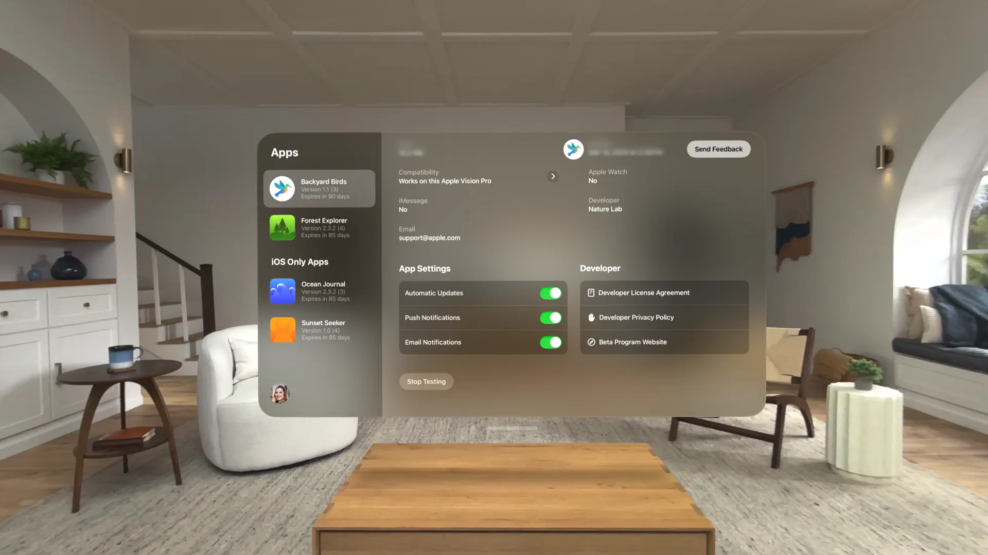 TestFlight screenshot 2