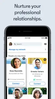 linkedin: network & job finder iphone screenshot 3