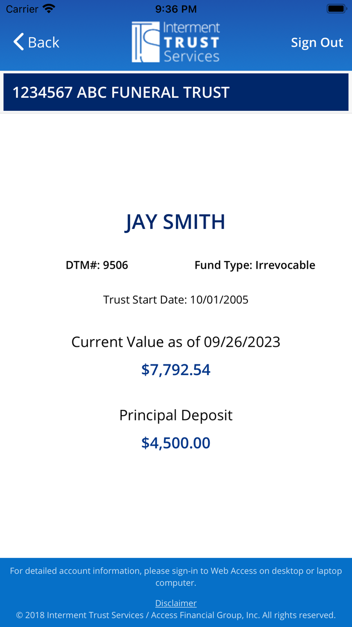 Quick Access from ITS