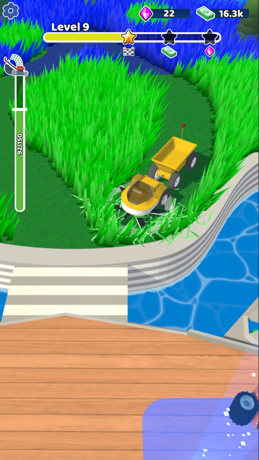 #4. Grass Master: Lawn Mowing 3D (iOS) 由: BoomHits sp. z o.o.