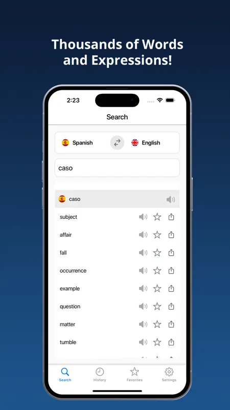 Diccionario: Inglés Español + screenshot 2 of 4