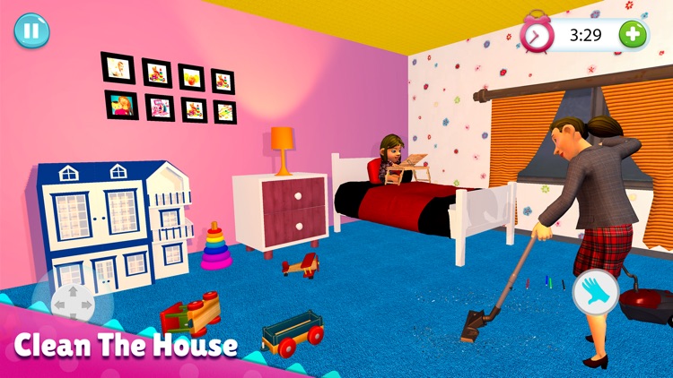 Mother Home Baby Sim Game screenshot-4