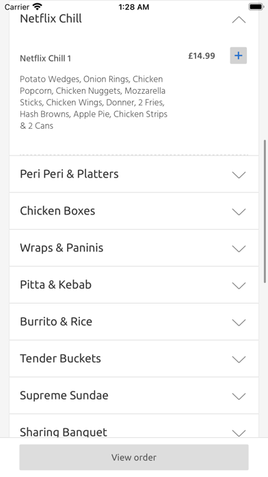 Tender Chicken and Desserts Screenshot