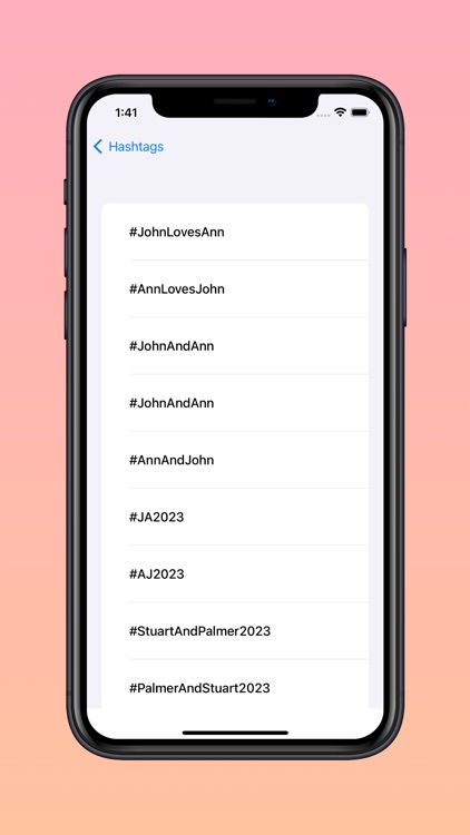 Wedding Hashtag Generator