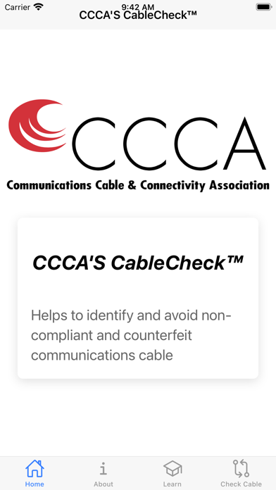 CCCA CableCheck Screenshot