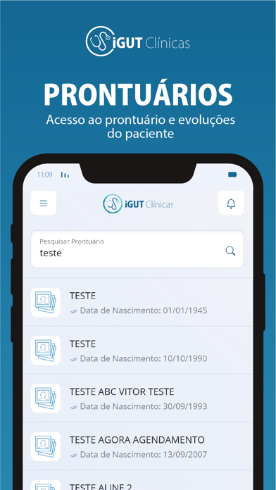 iGUT Clinicas Screenshot