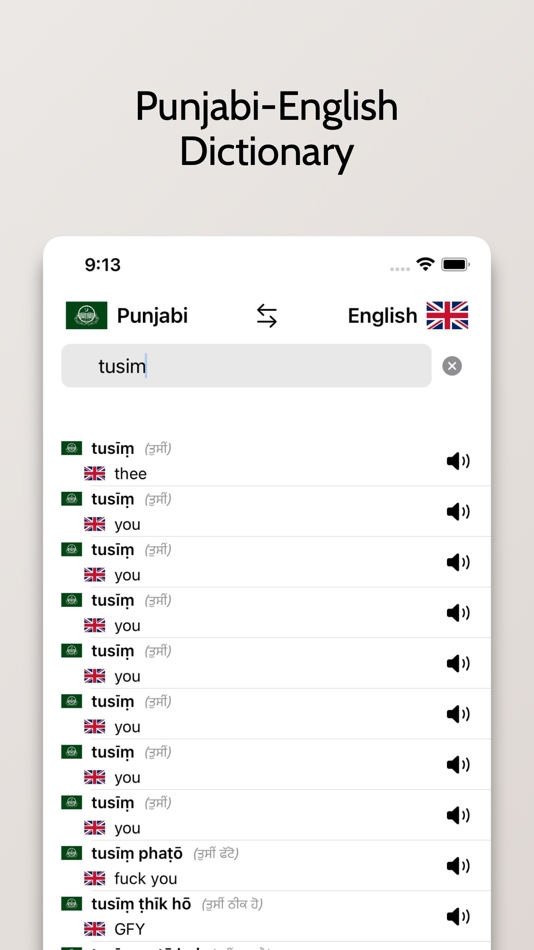 #4. Punjabi/English Dictionary (iOS) 由: FB PUBLISHING LLC