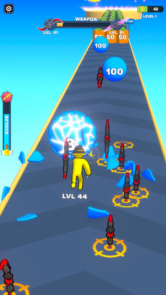 #3. Sword Shooter (iOS) 由: Utku Yazici