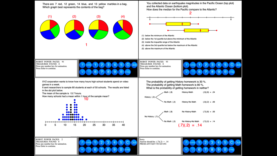 #9. 7th Grade Math - Math Galaxy (iOS) بواسطة: Math Galaxy