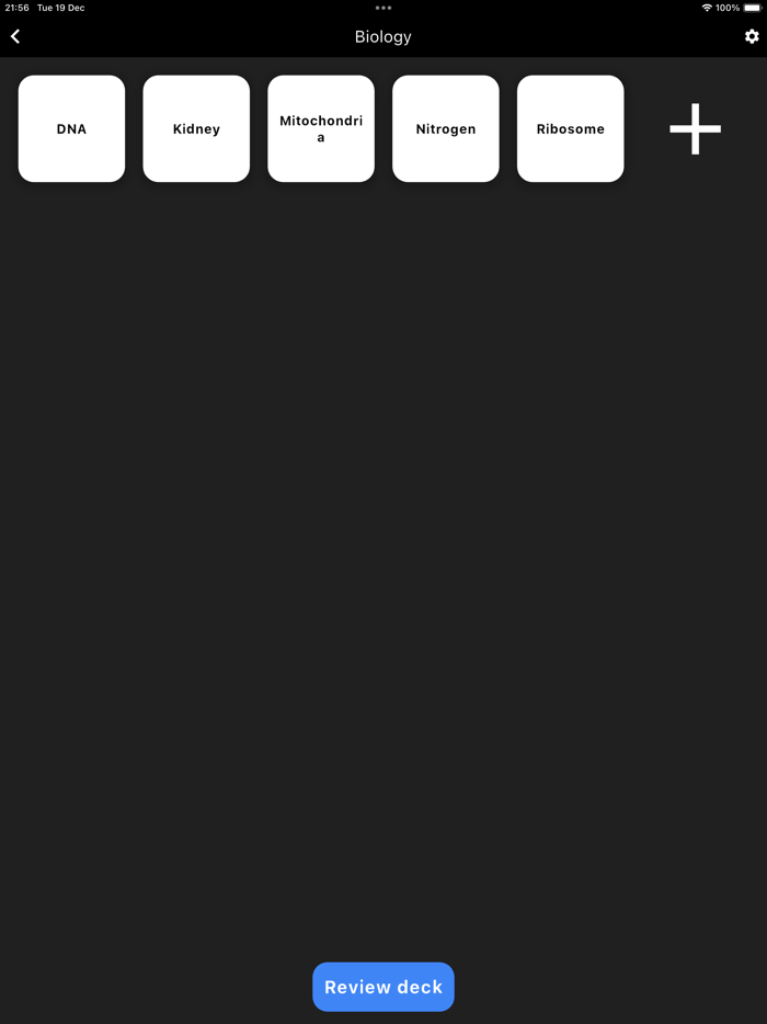 Recall - Efficient Flashcards