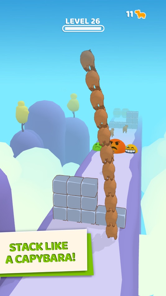 #5. Capybara Rush (iOS) 由: Popa Radu
