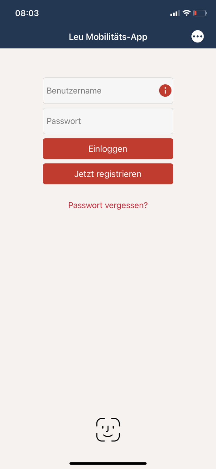 Leu Mobilitäts-App