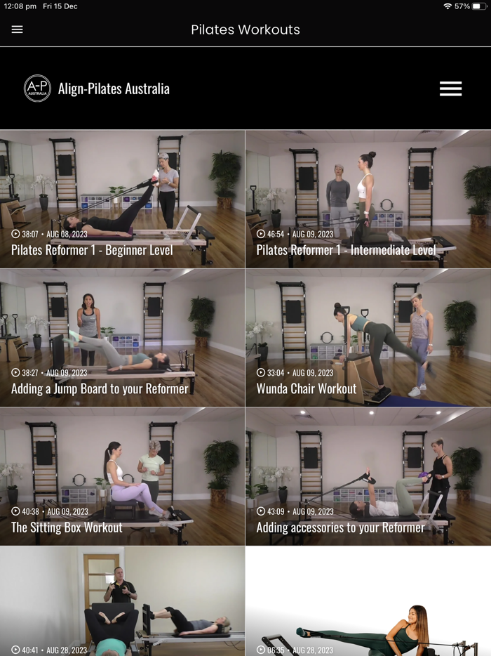Align-Pilates Australia App