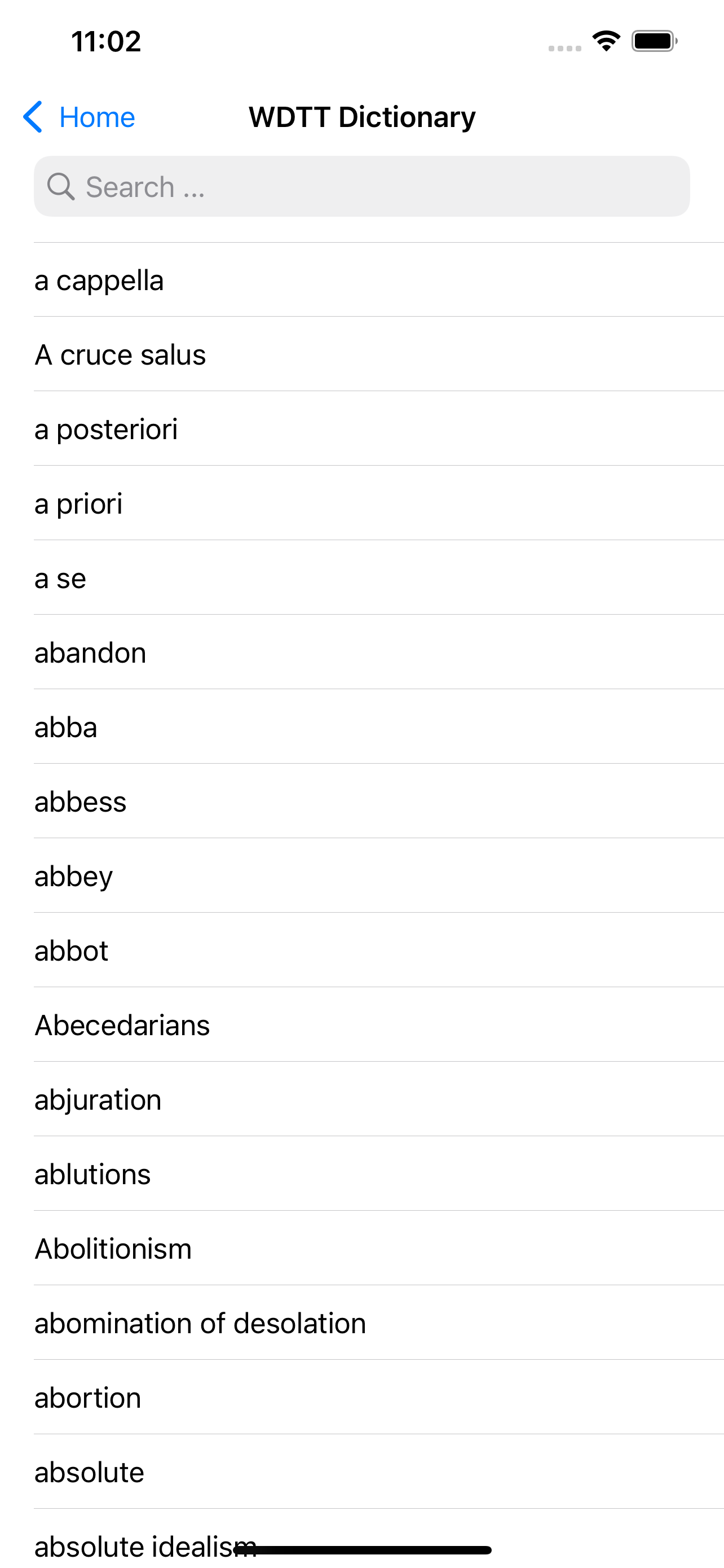 ATEM Dictionary