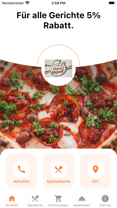 Pizzeria Napoli - Baiersdorf Screenshot