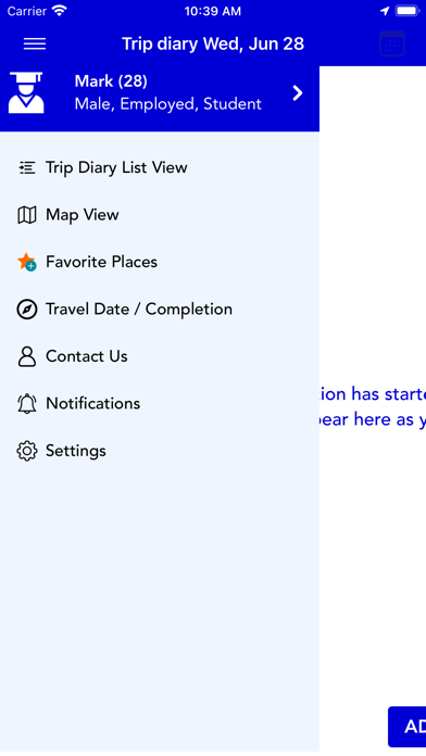 Lone Star Travel Survey Screenshot