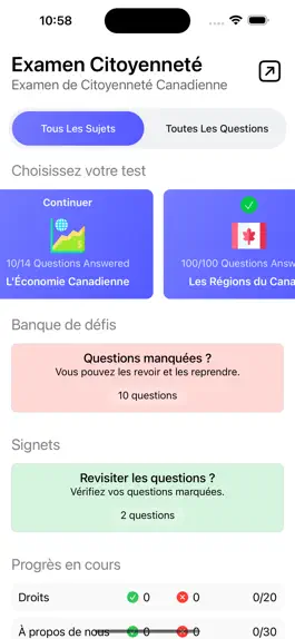 Game screenshot Citoyenneté Canadienne apk
