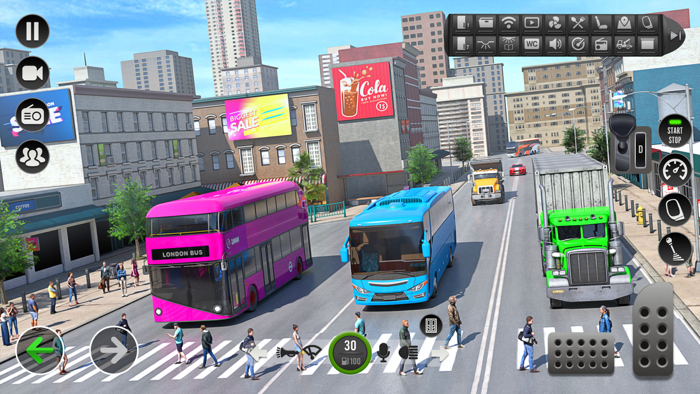 1 bus driving sim games pro 