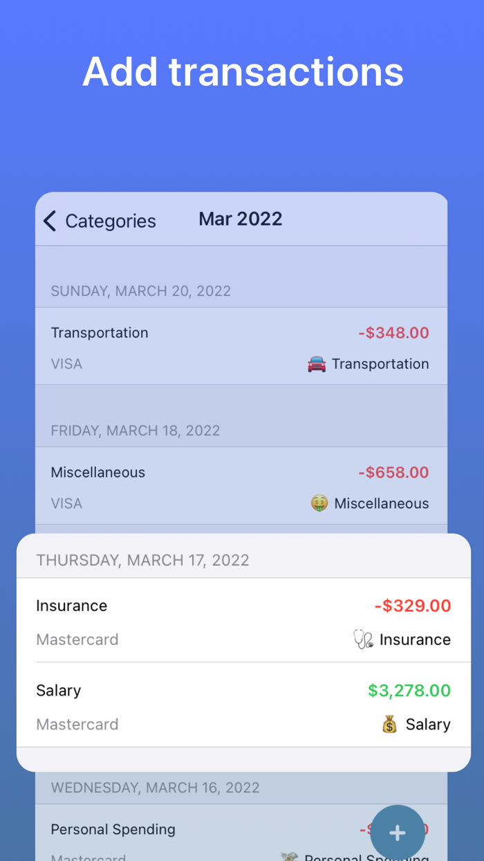 TrackMyMoney - expense tracker