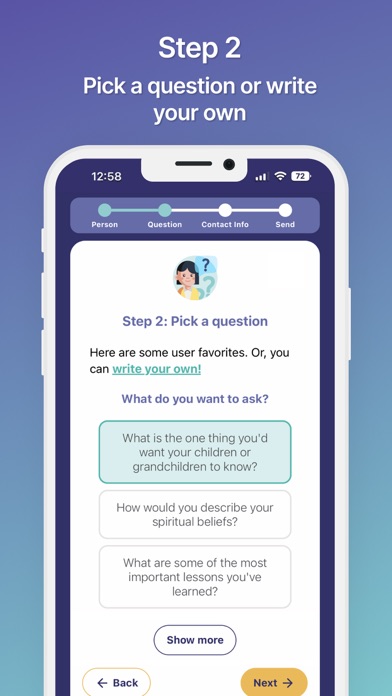 Novella: Share Family Stories Screenshot