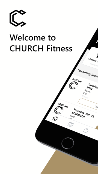 CHURCH Fitness Screenshot