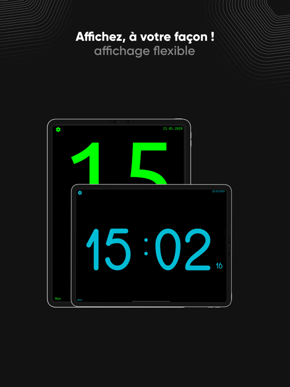 Screenshot #5 pour Grande Horloge Digitale