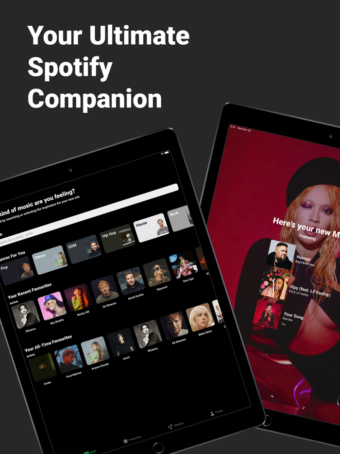 MIXR - Statistics for Spotify