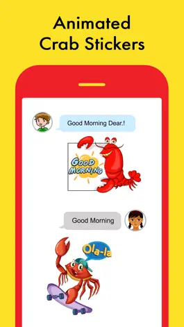 Game screenshot Animated Crab Emoji apk