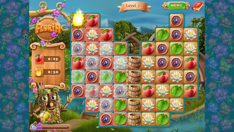 Floria Match-3 Puzzle screenshot-0