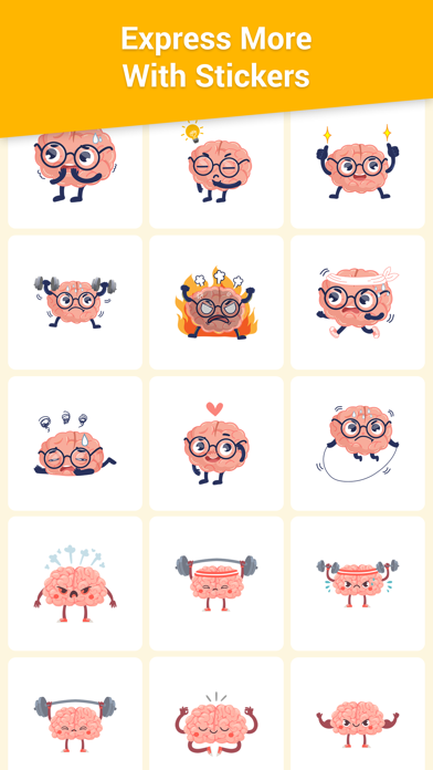 Brain Stickers for iMessage Screenshot