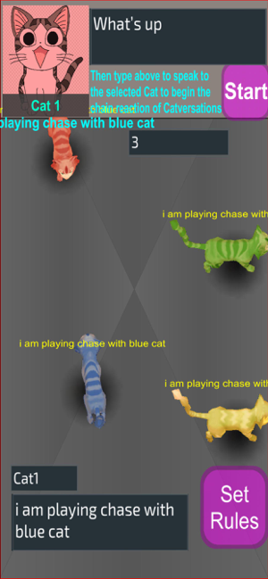 ‎Cat Botz - Talking Cat Game Screenshot