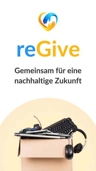 Screenshot 1 of reGive App